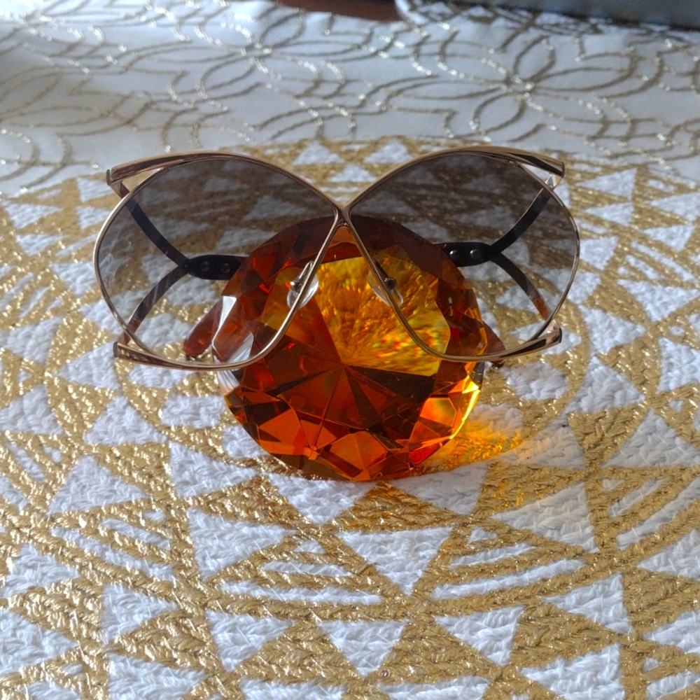 Christian Dior vintage Gold Sunglasses